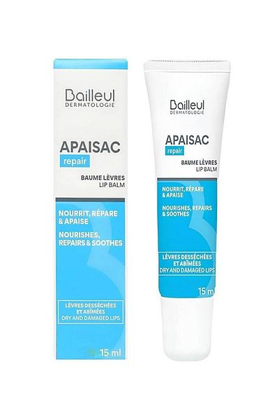 Apaisac Biorga Nourishing Lip Moisturizer 15 ml