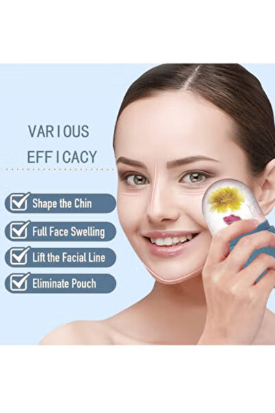 Prime by Javaudan Ice Mold Ice Maker for Face with Anti-Leak & Drip System, Contour Cube Ice Roller, Silicone Ice Hold