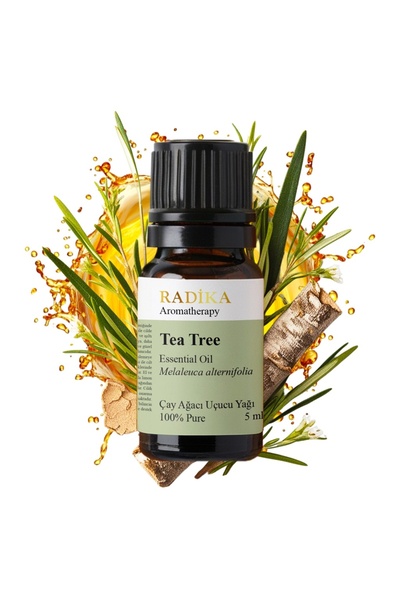 Radika Aromatherapy Teebaumöl, ätherisches Öl, 100% Rein, BIO, natürlich, 10 ml