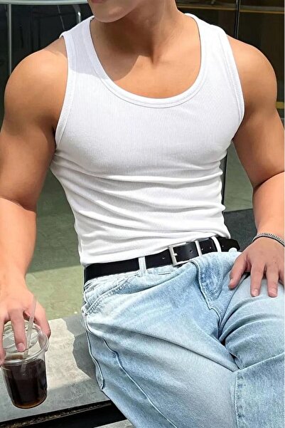 PEYORA Men's Halter Collar Athlete Lycra Undershirt