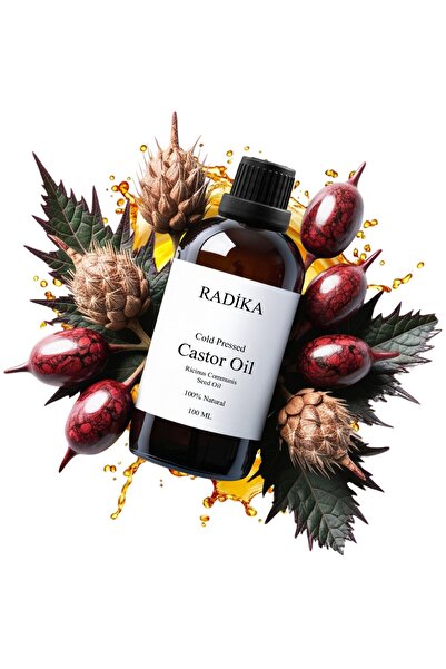 Radika Aromatherapy Rizinusöl, ätherisches Öl, 100% Rein, BIO, natürlich, 100 ml