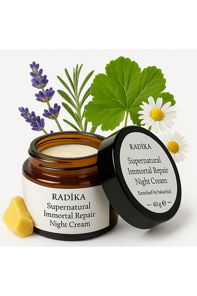 Radika Aromatherapy Crema de noapte, reparatoare, 100% pura, ORGANIC, naturala, 40 gr