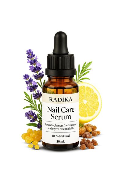 Radika Aromatherapy Λάδια νυχιών, περιποίηση νυχιών, κρέμα χεριών, 100% αγνό, βιολογικό, φυσικό, 10 ml