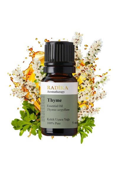 Radika Aromatherapy Thymianöl, ätherisches Öl, 100% Rein, BIO, natürlich, 10 ml