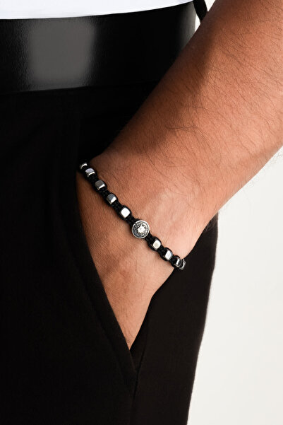 So CHIC... Kutup Yıldızı Figürlü 18 Ayar Rodyum Kaplama Gümüş Bileklik