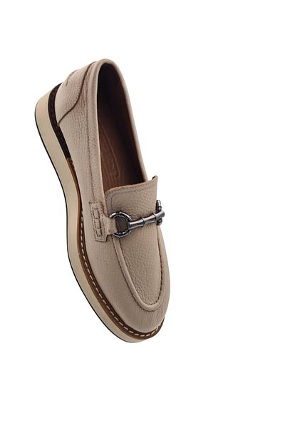 aayak&kabımofficial Genuine Leather Women's Shoes for Daily Use – Buckle and Saddler Embroidered