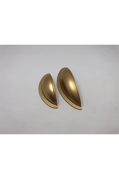 DKSDİZAYN New Tas Handle 64 mm Matte Gold Furniture Drawer Cabinet Handle 1St Grade Heavy Metal Premium Handle