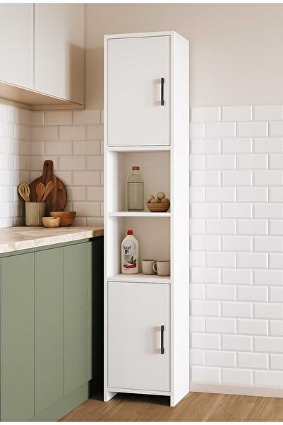 RENGİBİZ Rengibiz 2 Kapaklı 5 Bölmeli Çok Amaçlı Dolap Alya Çok Amaçlı Mutfak...