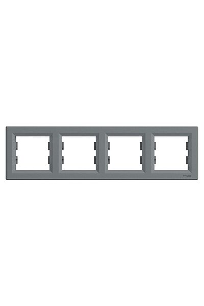 Schneider Electric Eph5800462 Asfora Plus Steel Quadruple Frame Horizontal