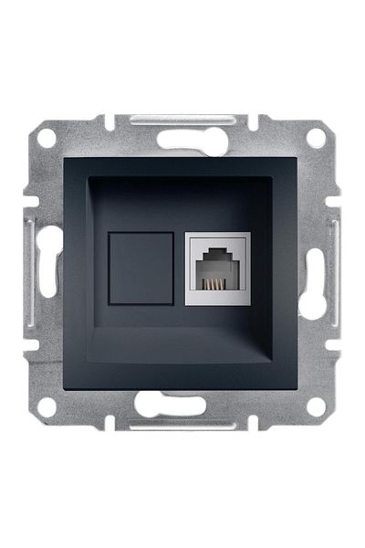 Schneider Electric Eph4100171 Asfora Plus Anthracite Telephone Socket Rj11 Frameless