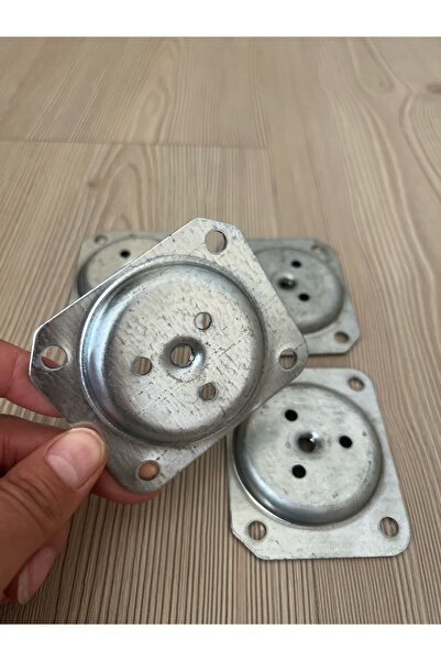 HAMADEX Angled Metal Connecting Apparatus (M8 Screw Thread) 4 Pieces Furniture, Table, Chair, Coffee Table Assembly