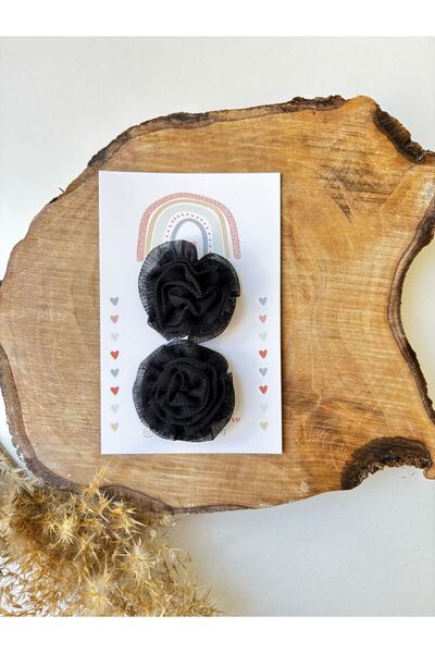 Miniminiksdesing Tulle Fabric Rose 2-Piece Buckle