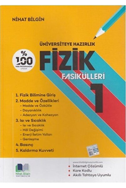Nihat Bilgin Yayınları Nihat Bilgin Üniversiteye Hazırlık Fizik Fasikülleri 1