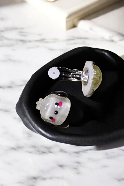 MakeWell Sıkıştırmalı Çocuk Küpesi Kuromi My Melodi Hello Kity Tavşan Çocuk Küpesi