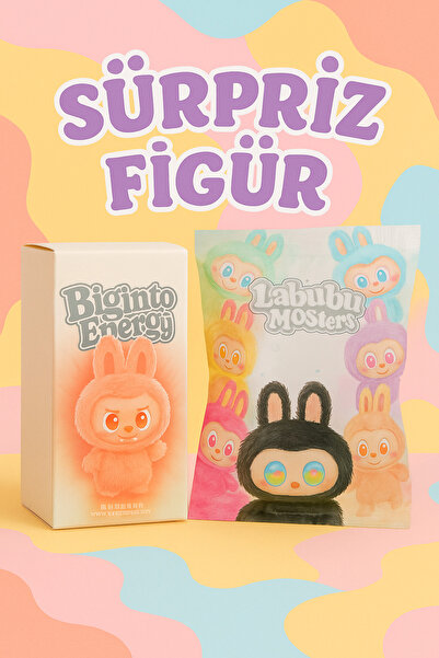 BambaPaw Labubu Kutulu Peluş Anahtarlık - 16cm Kutulu Labubu Peluş Sürpriz Model