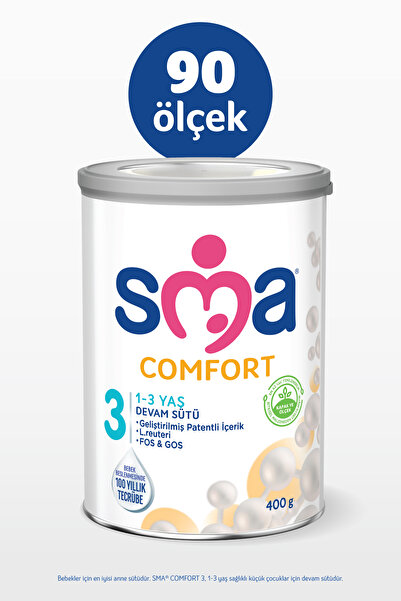 SMA Comfort 3 1-3 Yaş Devam Sütü 2x400g Gerber Organıc Buğday Ve Pirinçli Atıştırmalık 2x35g