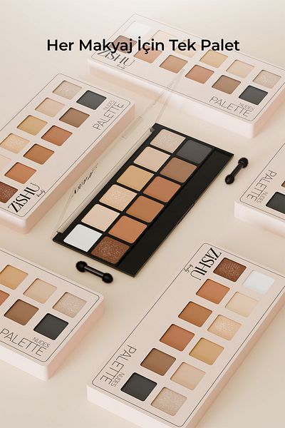 ZİSHU 12-Piece Matte and Shimmer Eyeshadow Palette