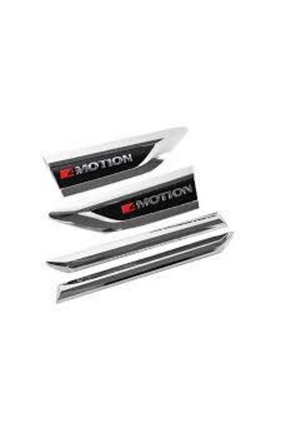 Space Vw T-roc Fender Logo Coat of Arms Emblem 4motion 4 Pieces