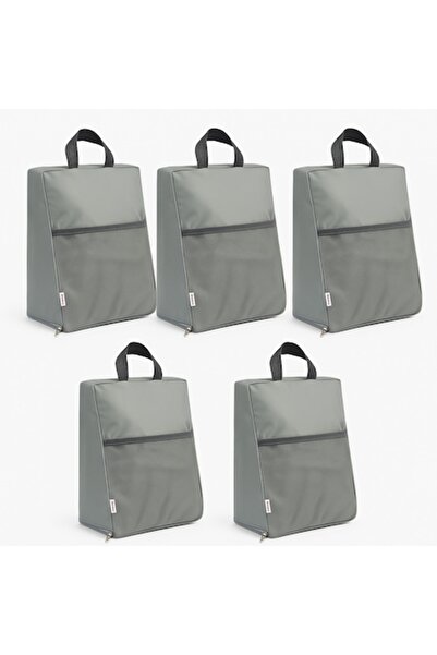 LEAXOR Set 5 Genți Organizatoare Pentru Încălțăminte,impermeabile,multifuncționale, 28x13,5 Cm, Gri