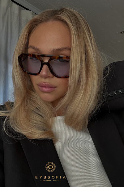 Eyesofia Wuhle Leopar Mavi Unisex Güneş Gözlüğü