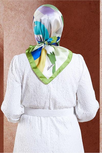 Alvina Ψηφιακό κασκόλ ALVİNA 3288 Model