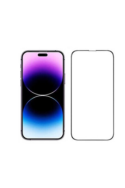 Apple iPhone 14 Pro Max Uyumlu Darbeye Dayanıklı Anti Statik Cam Ekran Koruyucu Şeffaf