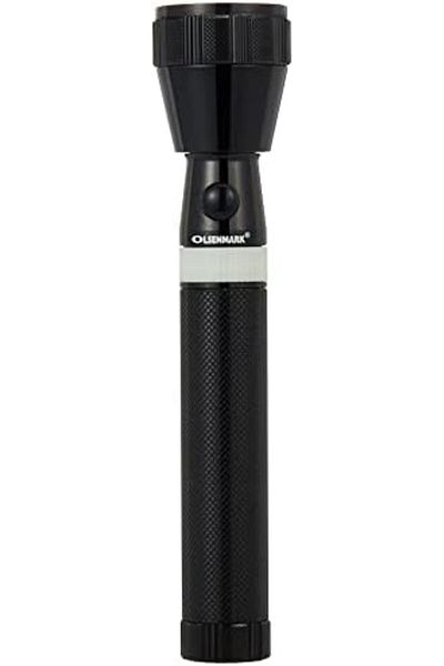 Olsenmark 2 Powerful Rechargeable Led Flashlights – Cree-xpe Torch Lights, 1500m Range, Compact & Tough