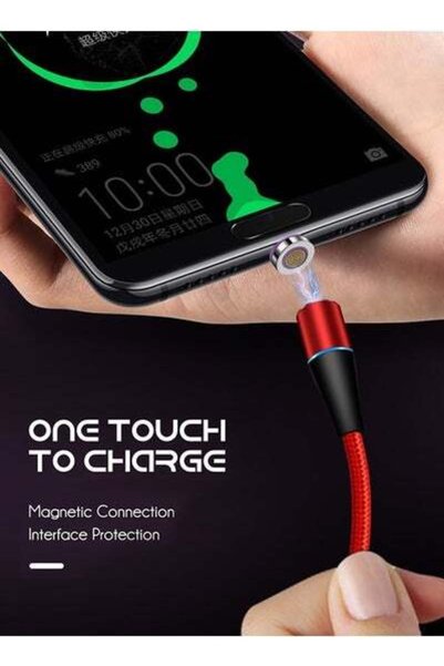 MOTIM Magnetic Fast Charging Cable 3-In-1 Data Transfer Capable & USB Charger