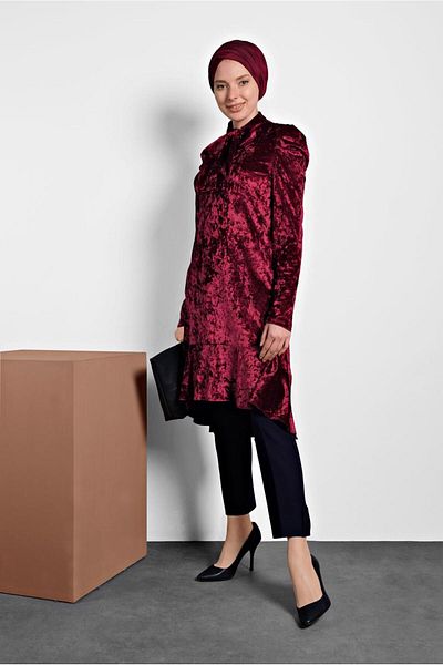 Alvina Collar Tied Tunic 40387