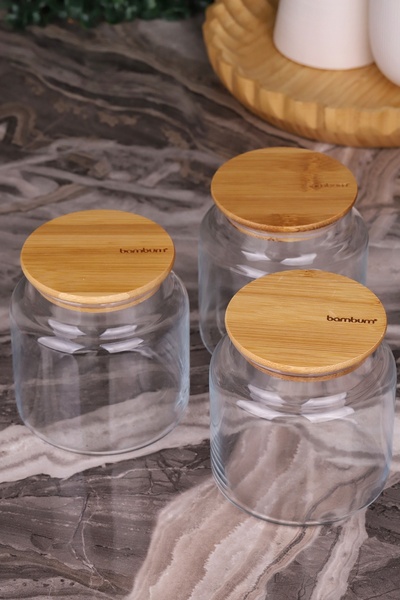 Bambum Zone 3 Camping 600ml Glass Attack - Vacuum Bamboo Lid