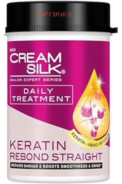 Cream Silk علاج يومي للشعر بالكيراتين ريبوند ستريت، 650 مل من توب تشويس