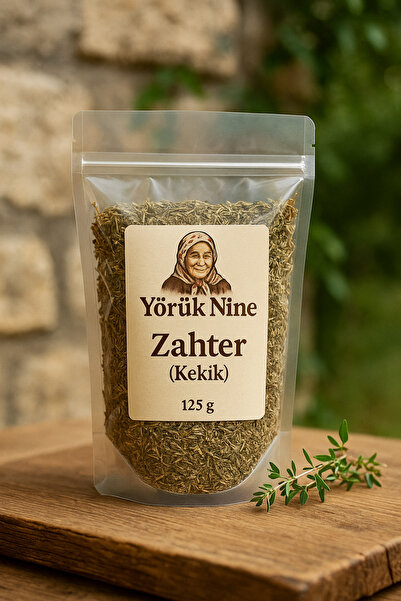 yörük nine Zahter Dağ Kekiği Yeni Mahsül Doğal Toplanmış Kurutulmuş 125 gram