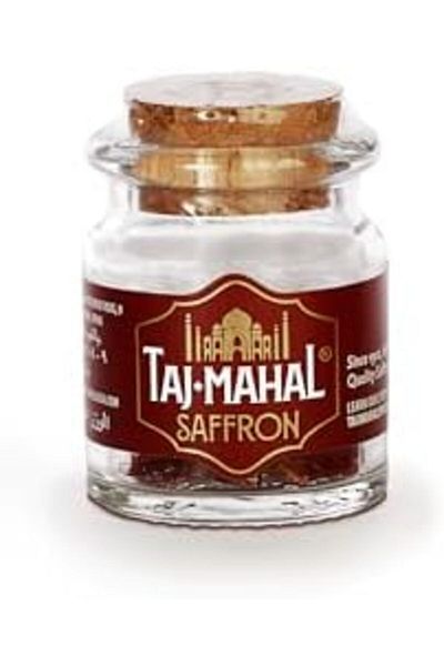 TAJMAHAL Taj Mahal Saffron Glass Jar 1 Gram