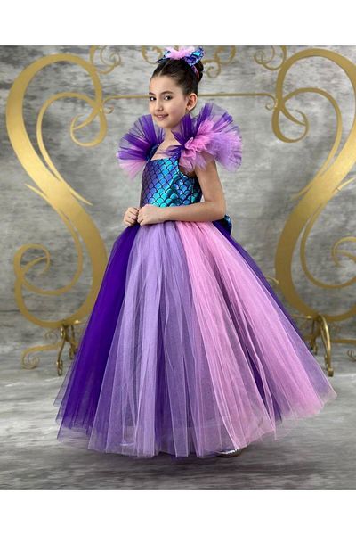 Bambi Kids Rochie pentru fete Rochie de seara pentru fete sirena 3703