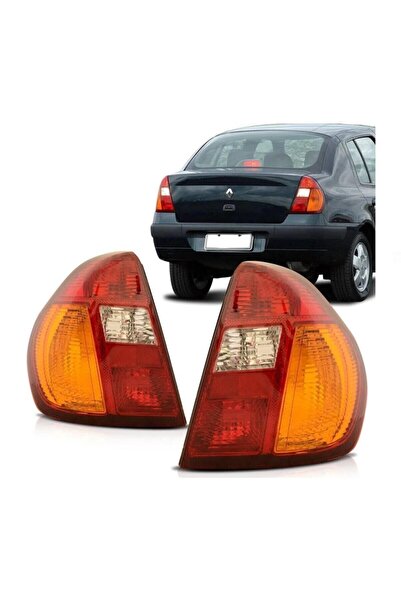 Genel Markalar Renault Clio Sağ + Sol Arka Stop Lambası Takımı 1998--2002 Uyumlu