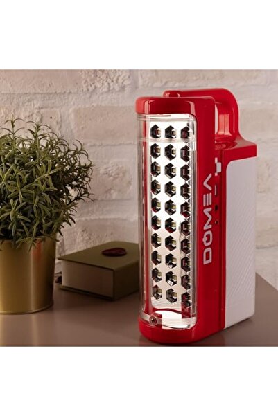 DOMEA مصباح طوارئ LED قابل لإعادة الشحن مع وضعين للإضاءة، سطوع 700 لومن، بطارية 4000 مللي أمبير في الساعة