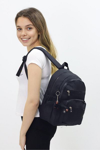 Probag Casual Women's Backpack with Cute Plush Figure – Stylish, Convenient, Suitable for School and Travel