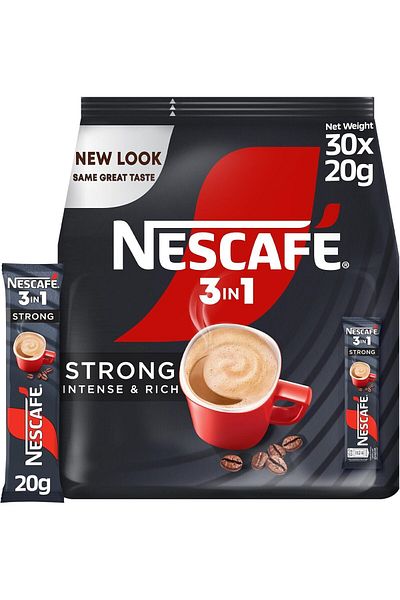 Nescafe 3In1 Strong Coffee Mix Stick 20g (30 Sticks)