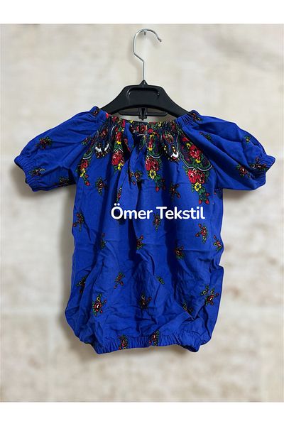 MODA Floral Patterned Children's Shalwar Set with Pockets