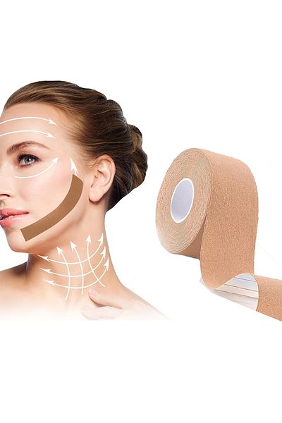 Beatitude Pain Tape Waterproof and Sweatproof Anti-Wrinkle under Eye Neck Chin Skin Tightening Tape