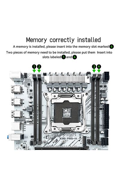 Choice لوحة أم وحدة المعالجة المركزية وذاكرة الوصول العشوائي Machinist White X99 Pr9-h مجموعة اللوحة الأم Intel Xeon E5 2630 V4 Lga 2011-3 وحدة المعالجة المركزية