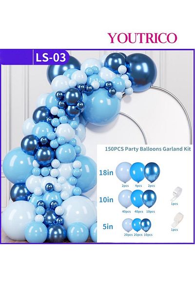 Youtrico Dreamy Macaron Balloon Garland - Pastel Colour Wedding Decoration