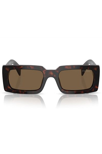 Prada Woman Pillow Sunglasses- Pr A07s - Lense Size:52mm - Briar Trotoise
