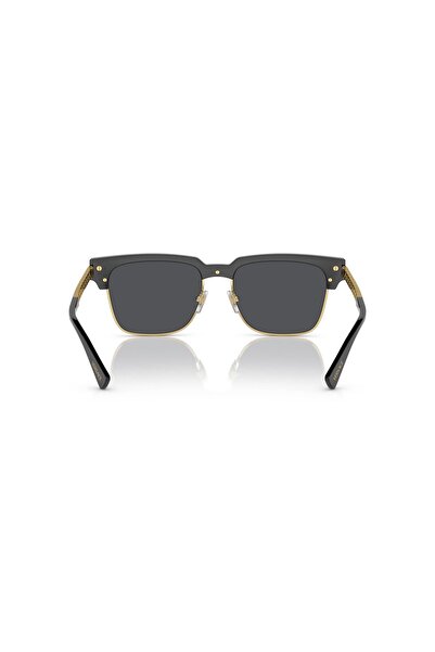 Versace Man Square Sunglasses- Ve 4447 - Lense Size:55mm - Black