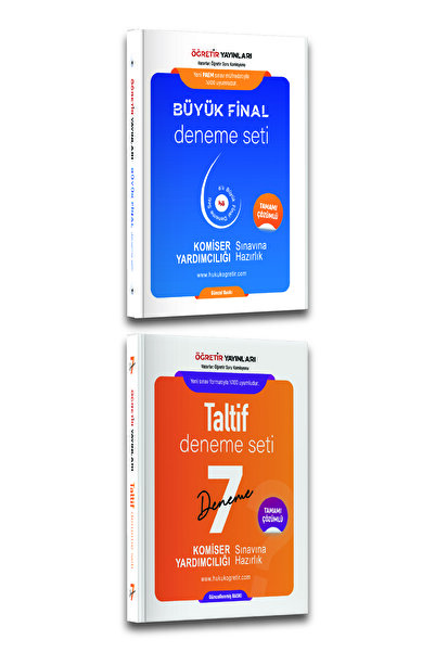 hukuk öğretir Taltif 2026 Paem Komiser Yardımcılığı Sınavı Aöf Formatlı - 6’l...