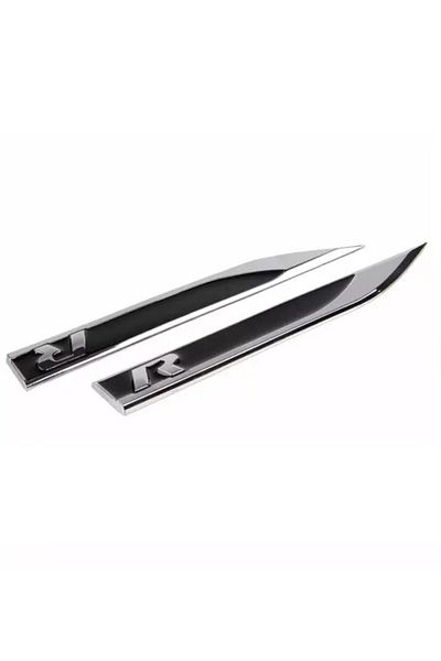 Space Black R Mudguard Logo - Yacı139