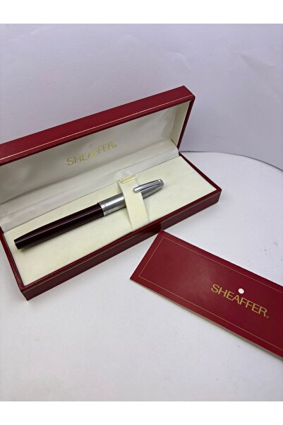 Sheaffer Yarı Krom Dolmakalem Bordo M Uç