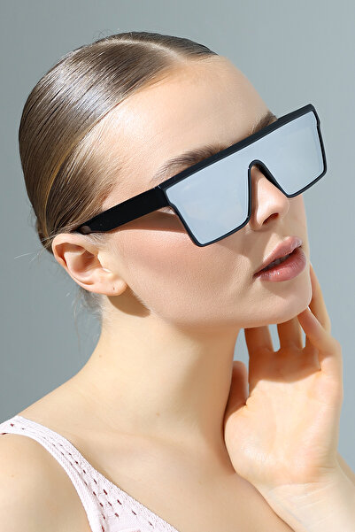 Lozzo Women's Unibody Mirrored Uv400 Sunglasses 23020 C2 a