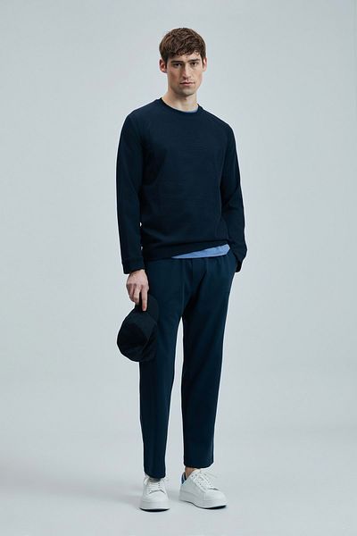 Lufian 111050041 Luck Men's Sweatpants Navy Blue
