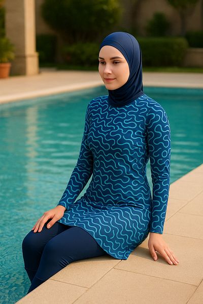 MyRia Lycra Fully Covered Hijab Swimsuit